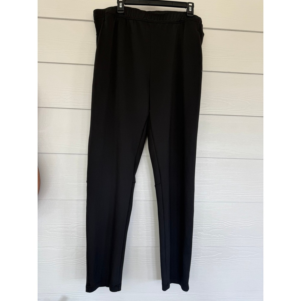#A- 031- Skora Qwick-Dry Black Active Jogger Pants Womens XL Zipper Pockets
